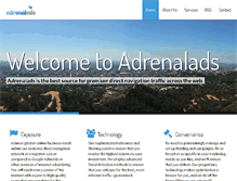 Tablet Screenshot of adrenalads.com